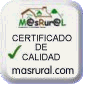 Certificado de Calidad de Turismo - Otorgado por: Masrural.com