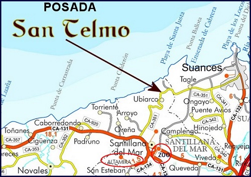 Posada San Telmo_Maps: Santillana del Mar