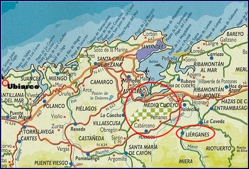 Posada San Telmo_Maps: Cab�rceno and Li�rganes